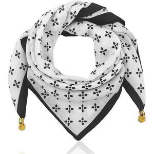 Lightweight Fashion Scarf for Women Classic Headscarf with Magnetic Clasp